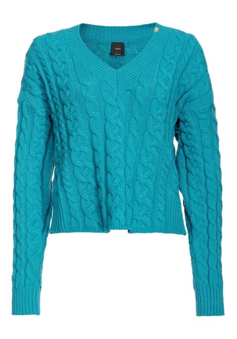 CABLE-KNIT SWEATER PINKO | sweaters | 102243 A1CIF10